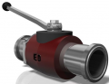 KH-A-S - шаровый кран 2-х ход, под фланец SAE